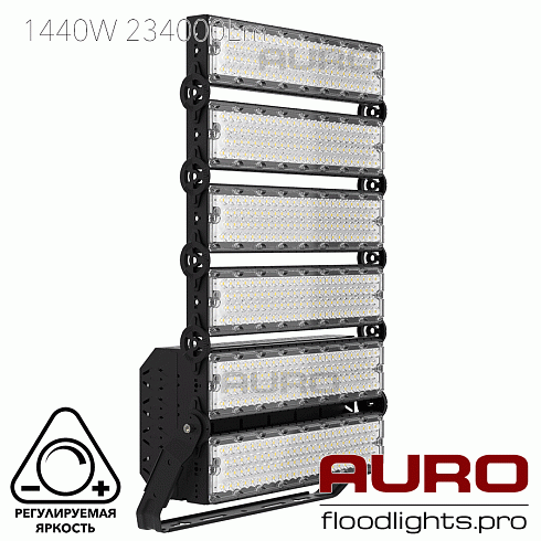 Светодиодный суперпрожектор AURO-PRO-FL-G3-1440