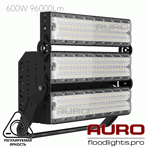 Светодиодный суперпрожектор AURO-PRO-FL-G3-600