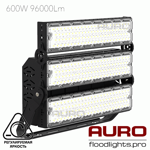 Светодиодный суперпрожектор AURO-PRO-FL-G3-600